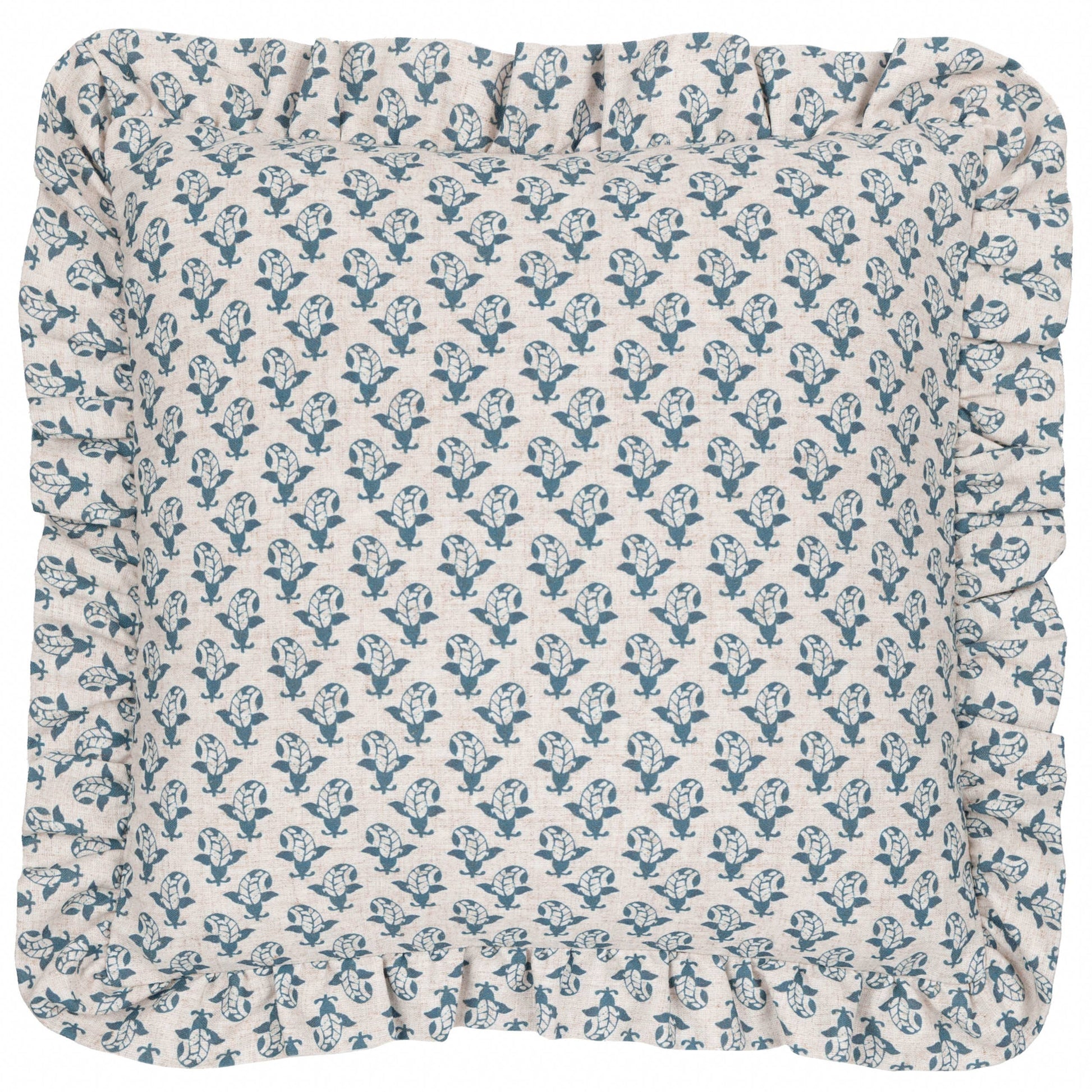 Lulah Block Print Cushion detail