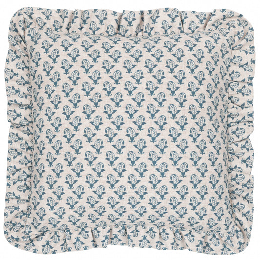 Lulah Block Print Cushion detail