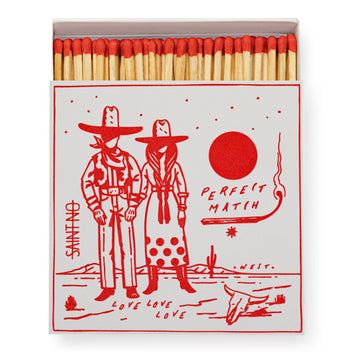 Cowboy Perfect Match Square Safety Matches