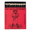 Cowgirl Square Safety Matches