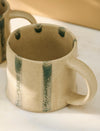 Woolstone Striped Mugs - Rosemary (Set of 2)