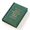Tiny diary dates inside pages