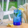 Merzouga blue highball detail