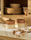 Bladon Half Glazed Mugs - Terracotta (Set of 2)
