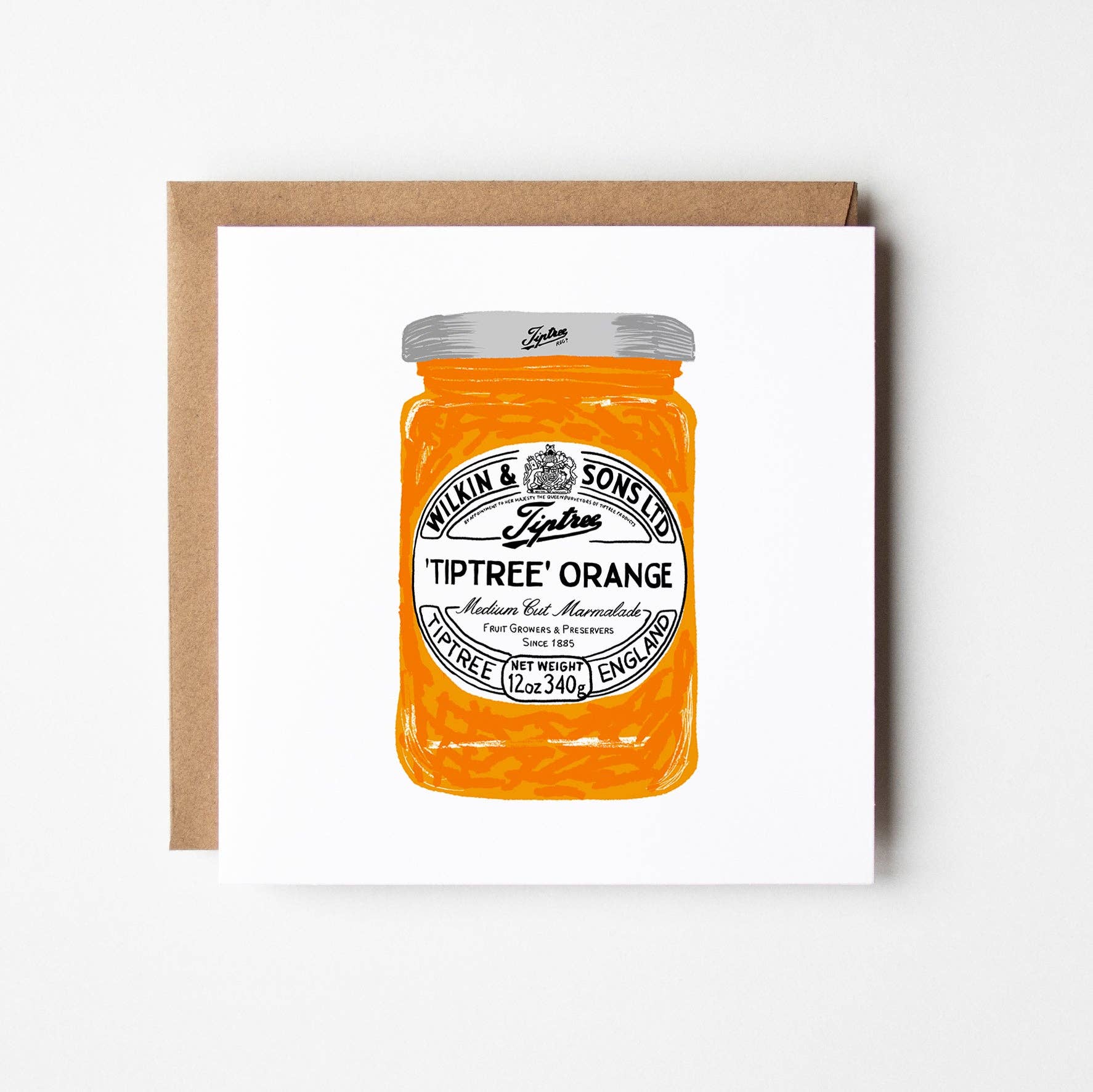 Marmalade Blank Greetings Card