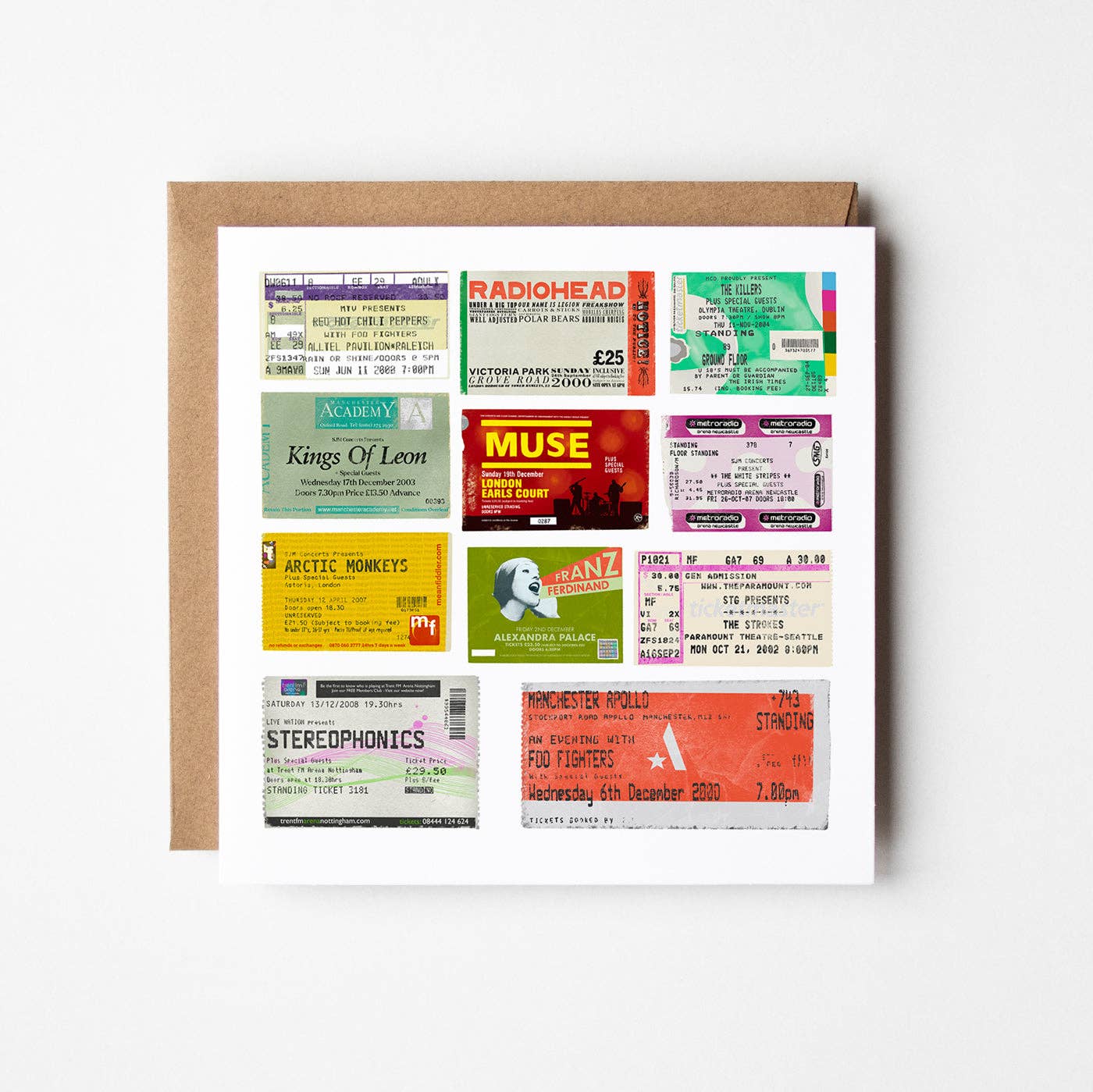 Noughties Blank Greetings Card