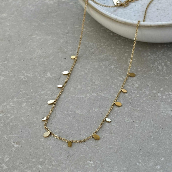 Teardrop Necklace Gold