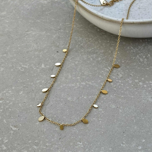Teardrop Necklace Gold