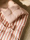 Harlton Roll Out Cushion Wide Stripe - Terracotta (Pack of 2)