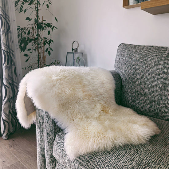 Natural Single Sheepskin Rug - British Skins