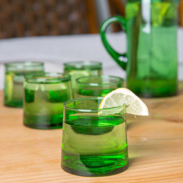 Merzouga green tumbler detail