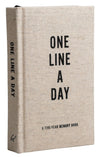 Canvas One Line A Day memory journal
