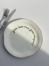 Good Food and Good Company plate detail
