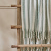 Beechwood Throw Moorland Green detail