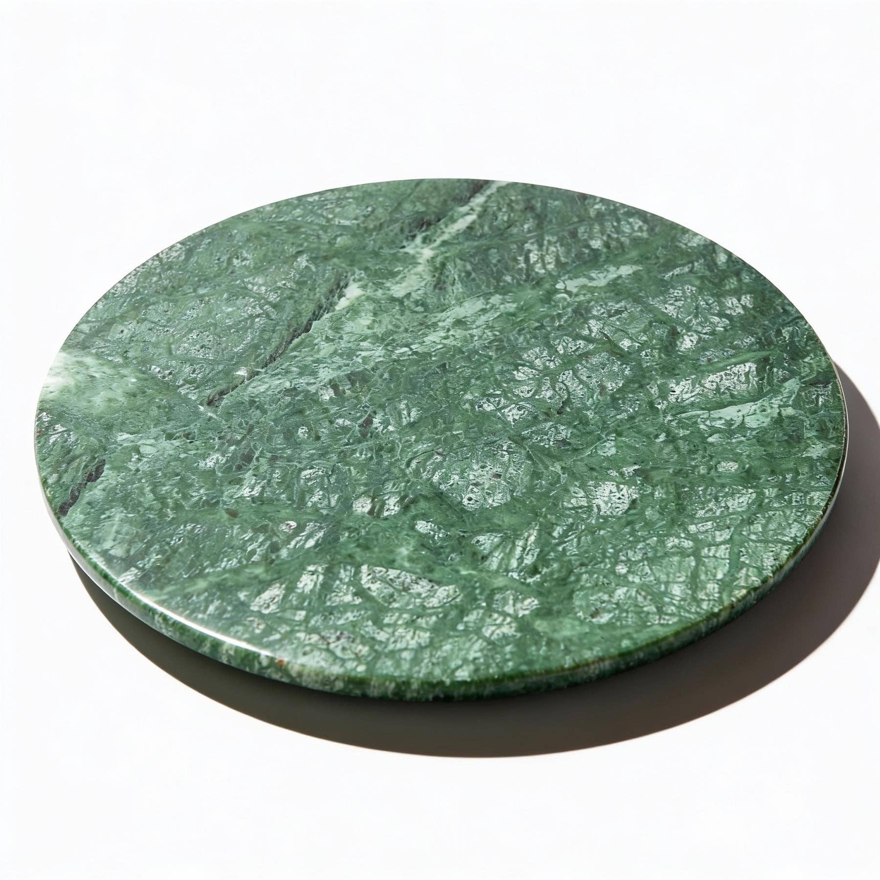 Natural Marble Serving Board 33cm Green