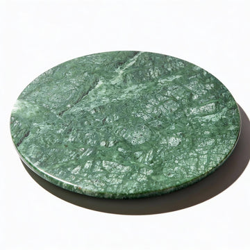 Natural Marble Serving Board 33cm Green
