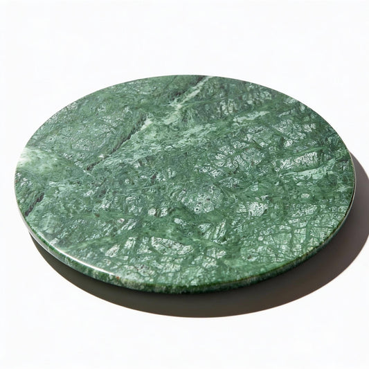 Natural Marble Serving Board 33cm Green