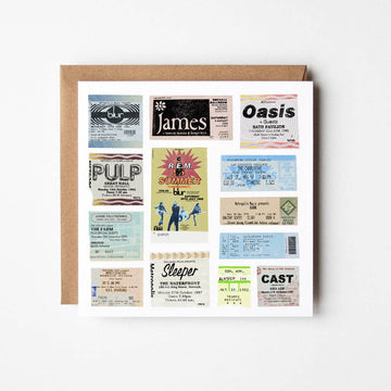 Nineties Blank Greetings Card