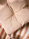 Harlton Roll Out Cushion Wide Stripe - Terracotta (Pack of 2)