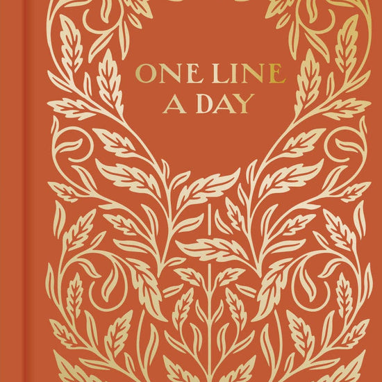 Gilded One Line A Day memory book
