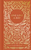 Gilded One Line A Day memory book