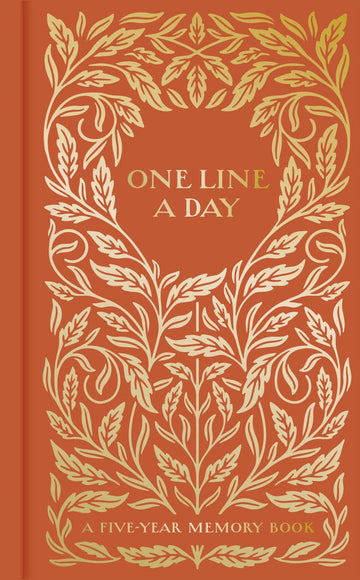 Gilded One Line A Day memory book