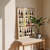 The Wine Collection – Vintage Bottle Chart Wall Art