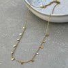 Teardrop necklace detail