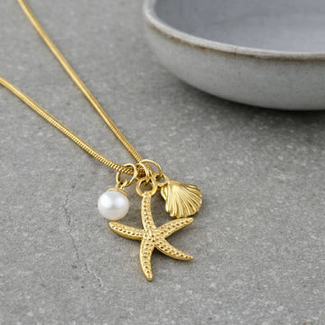 Beachcomber Necklace Gold
