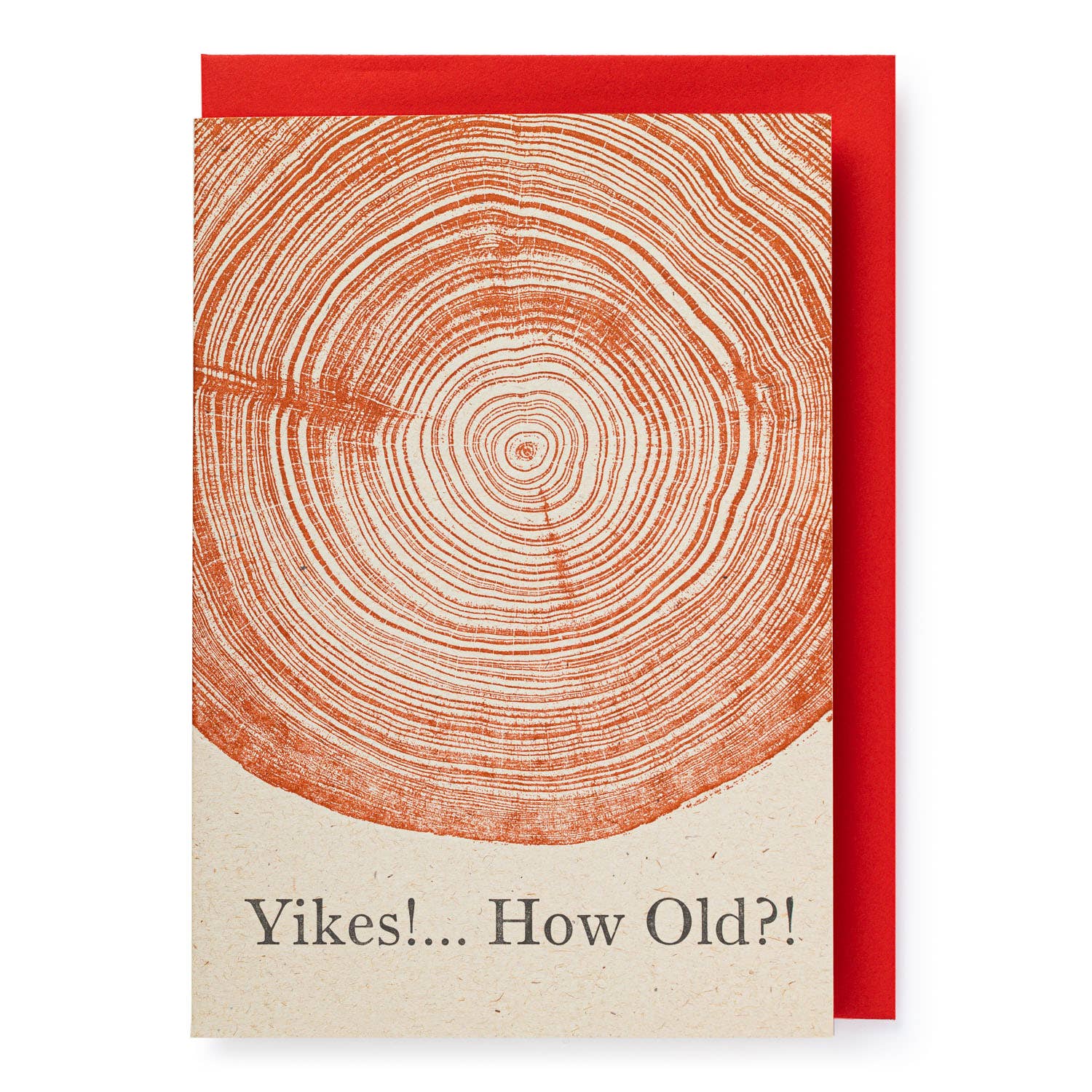 How Old Letterpress Greeting Card