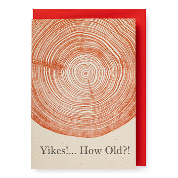 How Old Letterpress Greeting Card