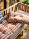Harlton Roll Out Cushion Wide Stripe - Terracotta (Pack of 2)
