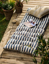 Harlton Roll Out Cushion Wide Stripe - Ink (Pack of 2)