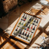 The Wine Collection – Vintage Bottle Chart Wall Art