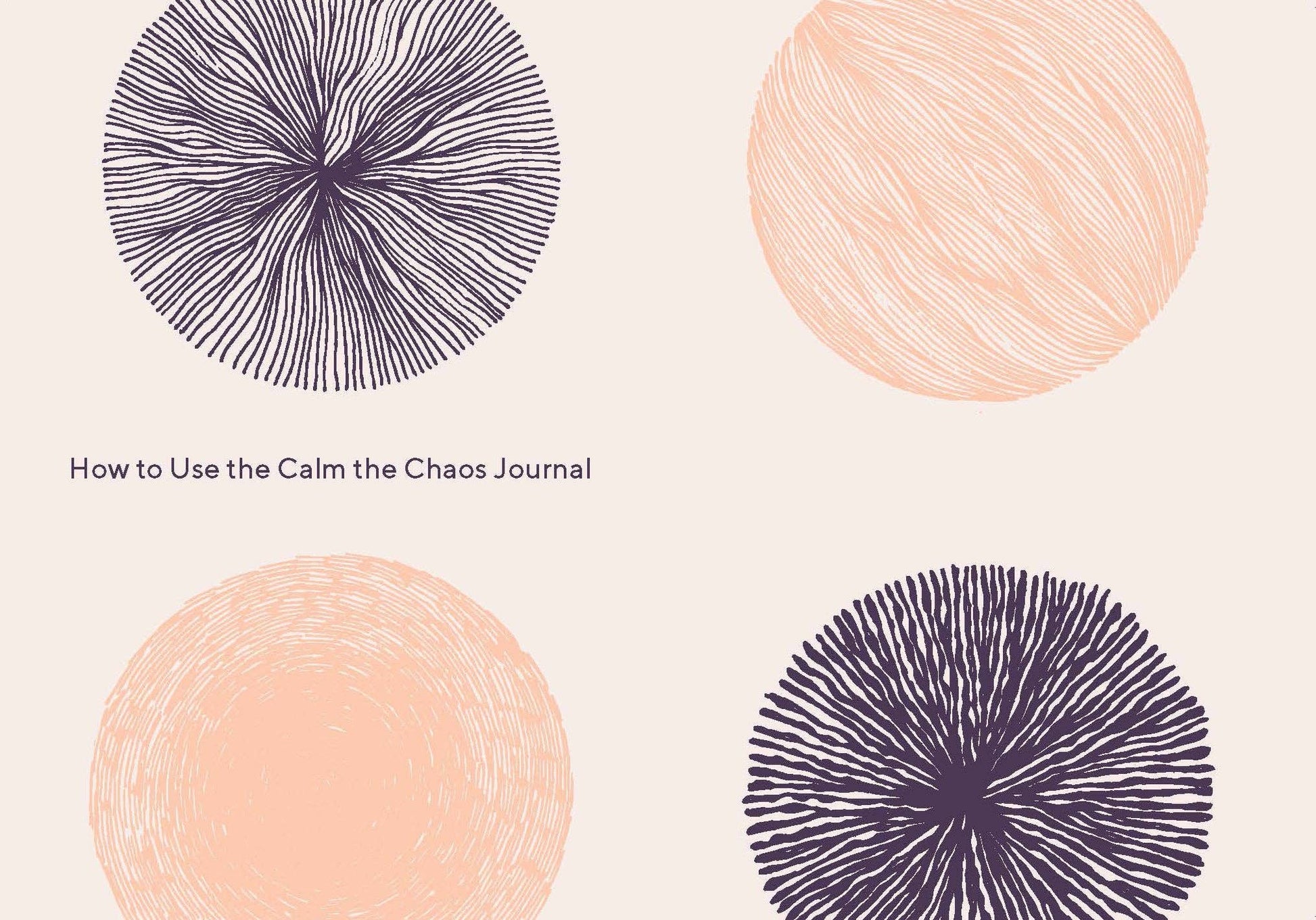 Calm the Chaos Journal inside pages