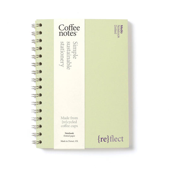 Kiwi Wirebound Notebook Dotted
