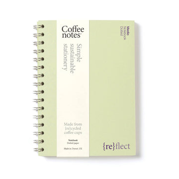 Kiwi Wirebound Notebook Dotted