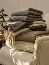 Ashfield Chunky Knit Throw - Ivory
