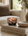 Medium Confetti Candle - Brown