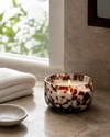 Medium Confetti Candle - Brown