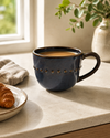 Reactive Organic Beaded Mug - Ink (Pack of 4)