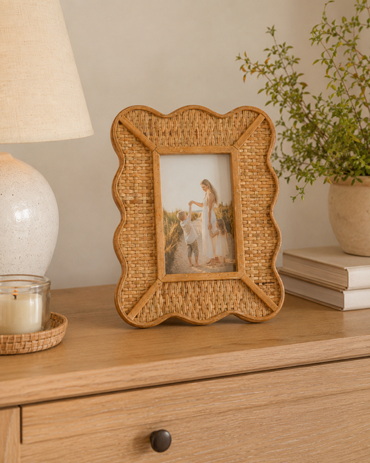 Ayora Rattan Photo Frame (6x4)