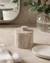 Small Tarragona Marble Storage Jar
