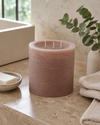Large Rustic Pillar Candle Rustic - Taupe