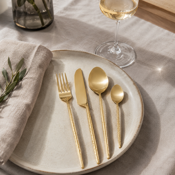 Alora Cutlery - Gold (Set of 16)