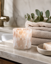 Large Confetti Candle Holder - Taupe