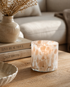 Large Confetti Candle Holder - Taupe