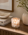 Small Confetti Candle Holder - Taupe