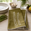 Linen Blend Napkins - Asparagus (Set of 2)