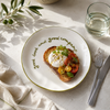 Statement Lunch Plate - 'good food and good company'